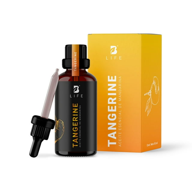 Aceite Esencial De Mandarina | 50 ml | Ingredientes Puros y Naturales | Tangerine Essential Oil | B Life.