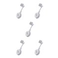 thumbnail image 3 of Soporte de ducha Advancent ventosa ajustable Desmontable Montado en la pared Blanco Gris, 3 of 6