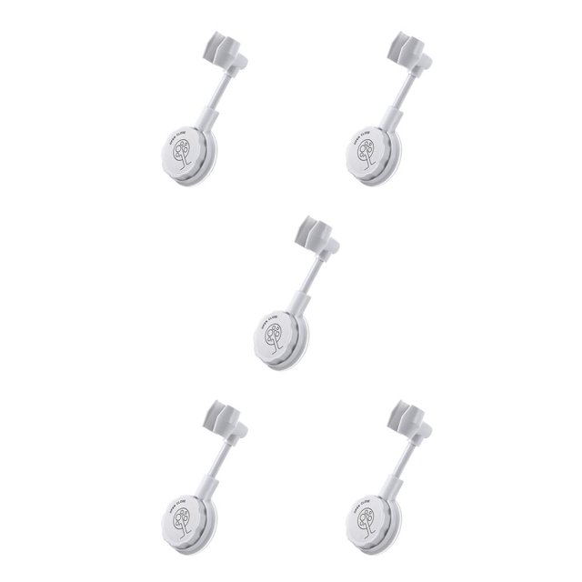 Wosthever Soporte de ducha ajustable Soporte de cabezal de ducha de baño universal Base de boquilla Soporte de ventosa, blanco Type2 NO2 Wosthever CBP017962