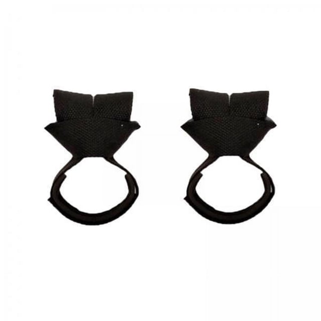 Almencla 4x2Pcs Sangles de Levage de Poignet pour Musculation Entraînement Physique L 4 Pcs