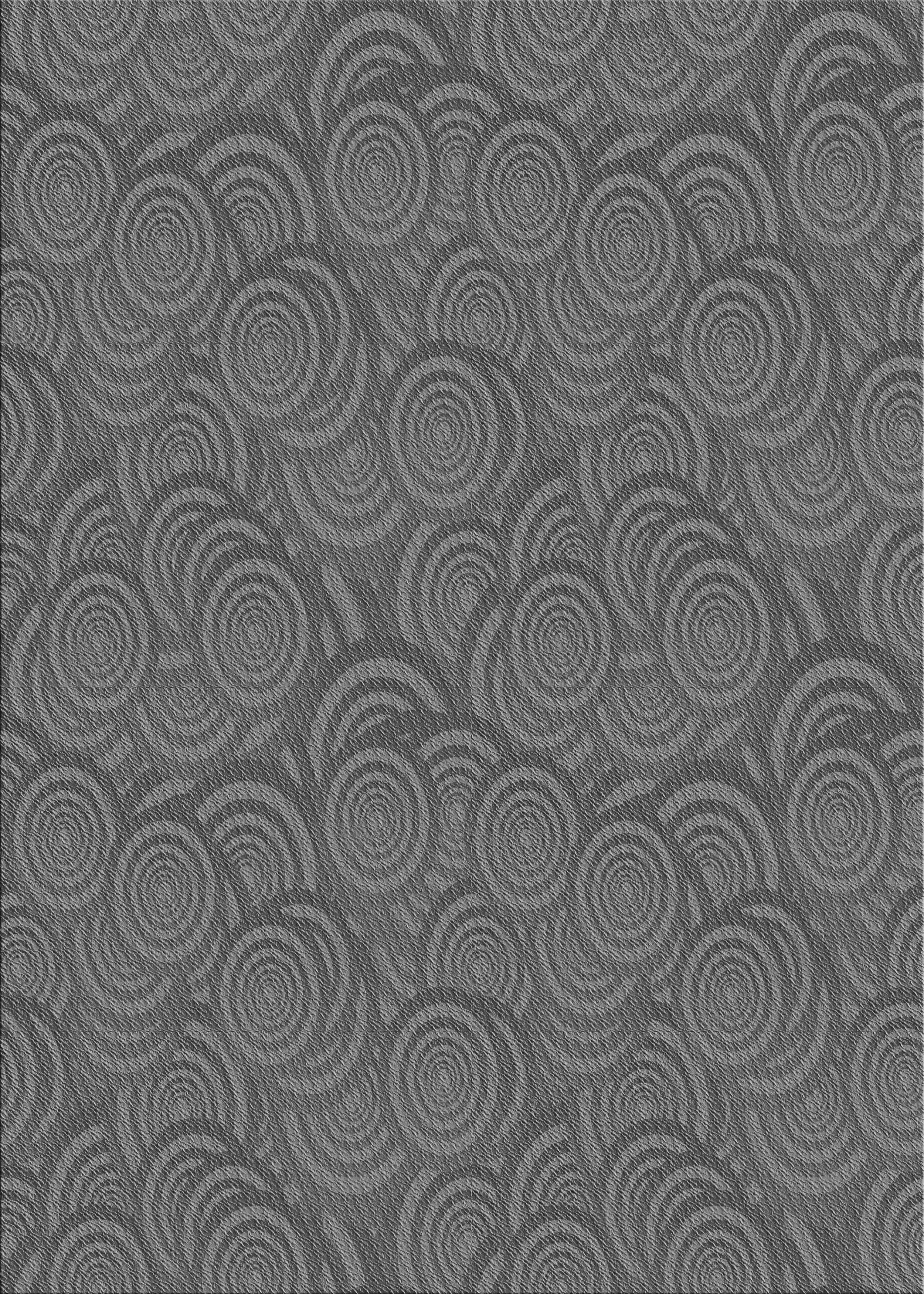 Ahgly Company Machine Washable Indoor Rectangle Transitional Gray Area Rugs, 8' x 10'