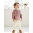 thumbnail image 5 of Rovasas Baby Knit Sweaters Long Sleeve Round Neck Solid Color Pullovers, 5 of 9