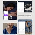 thumbnail image 4 of Anillo Inteligente Fitness Tracker, IP68 Resistente al Agua Anillo de Segumiento Deportivo Salud Multifuncional Sueño Ritmo cardíaco sacre oxígeno Presión Rastrador Arterial, 4 of 7