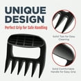 thumbnail image 5 of Culinary Couture Meat Claws Chicken Pork Shredder Tool Kitchen Gadgets & Accessories Black, 5 of 7