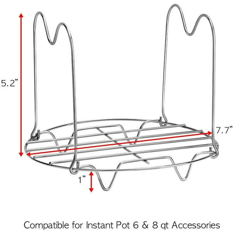 Steamer Rack Trivet with Handles For Instant Pot Accessories 6 Qt