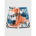 thumbnail image 2 of Pantalones cortos con estampado de letras para hombre, traje de hiphop de gama alta americana, pantalones cortos sueltos informales para vacaciones de verano para niños, ropa especial0509-bbbbb1, 2 of 2