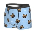 thumbnail image 5 of Goofa french Bulldog Face Printed Men's Boxer Briefs Underwear, Moisture-Wicking Underwear, Trunk,Soft and Breathable Cotton Underwear-, 5 of 9