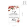 thumbnail image 5 of Koyal Wholesale Boho Floral Wedding Thank You Place Setting Cards for Table Reception, Dinner Plates, 56-Pack, 5 of 5
