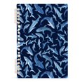 thumbnail image 7 of FORMRS 1-Subject Spiral Notebook 8" x 5" College Ruled 60 Refillable Sheet A5 Hard Cover, 2 Pack, Watercolor Shark Pattern, 7 of 7
