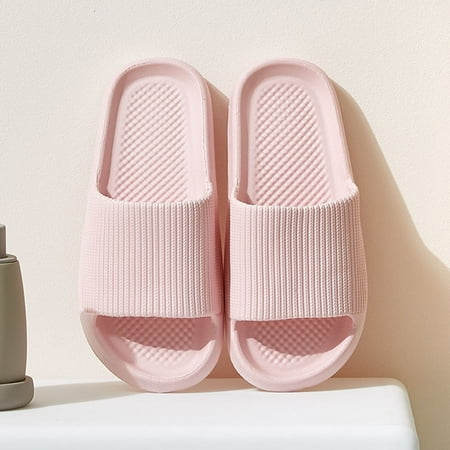 

Mackneog Ladies Shoes Summer Indoor Non Slip Bathroom Slippers Quick Drying Hollow Out Slippers Gift on Clearance
