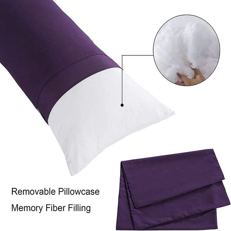 Firm Body Pillow Memory Foam Body Pillow With Removable Cover