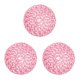 thumbnail image 4 of Advancent 6 piezas hechas a mano con creatividad: exquisita artesanía, estera de cuerda de papel, decoración de de comedor, 38 cm, rosa Type1 NO1, 4 of 6