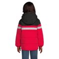 thumbnail image 2 of London Fog Boys Hooded Full Zip Long Sleeve Colorblock Puffer Coat, Sizes 4-16, 2 of 5
