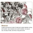 thumbnail image 4 of 50Pack Silver Pink 8mm/0.31" Leathercraft Rivets for DIY Leather Craft Making, 4 of 6