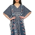 thumbnail image 3 of Moomaya Long Caftan Maxi Dress Beach Swimwear Cover Up Womens Kaftan Plus Size, 3 of 6