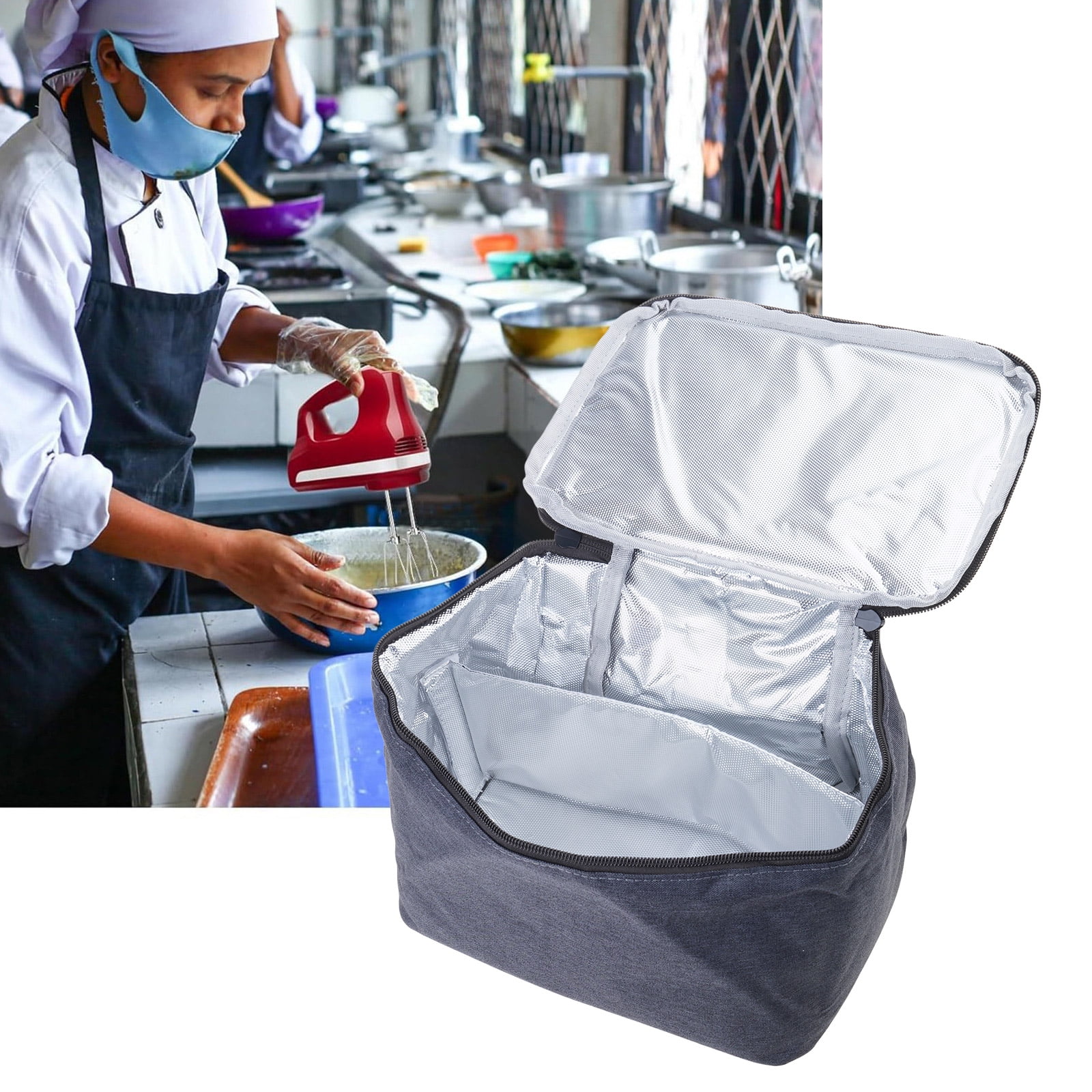 Sturdy Travels Organizers Case For Hand Mixer Includes Internal Dividers And Splash Proof Design Mixer Storage Case