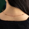 thumbnail image 6 of Lancharmed Rose Gold Plated Round Clasp Wide Flat Cross Chain Extender Jewellery Clasp Necklace Extenders for Women 3Pcs Women Gifts for Birthday, 6 of 8