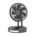 thumbnail image 2 of Ventilador de Escritorio Portátil Inclinación Ajustable Sin Cable Mini Eléctrico Gris Oscuro Soledad, 2 of 9