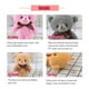 thumbnail image 3 of Minnieouse Animales de peluche Material de algodón PP Oso pequeño Diseño de muñeca Llavero Regalos para niños Llavero útil para Llave de Ropa, zapatos y accesorios Miscelánea Blanco Minnieouse AP009385-07, 3 of 6
