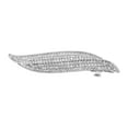 thumbnail image 5 of Unique Bargains 1 Pc Hair Clips Exquisite Rhinestone Leaf Hair Clip Hairdo Clip Silver Tone Transparent, 5 of 5