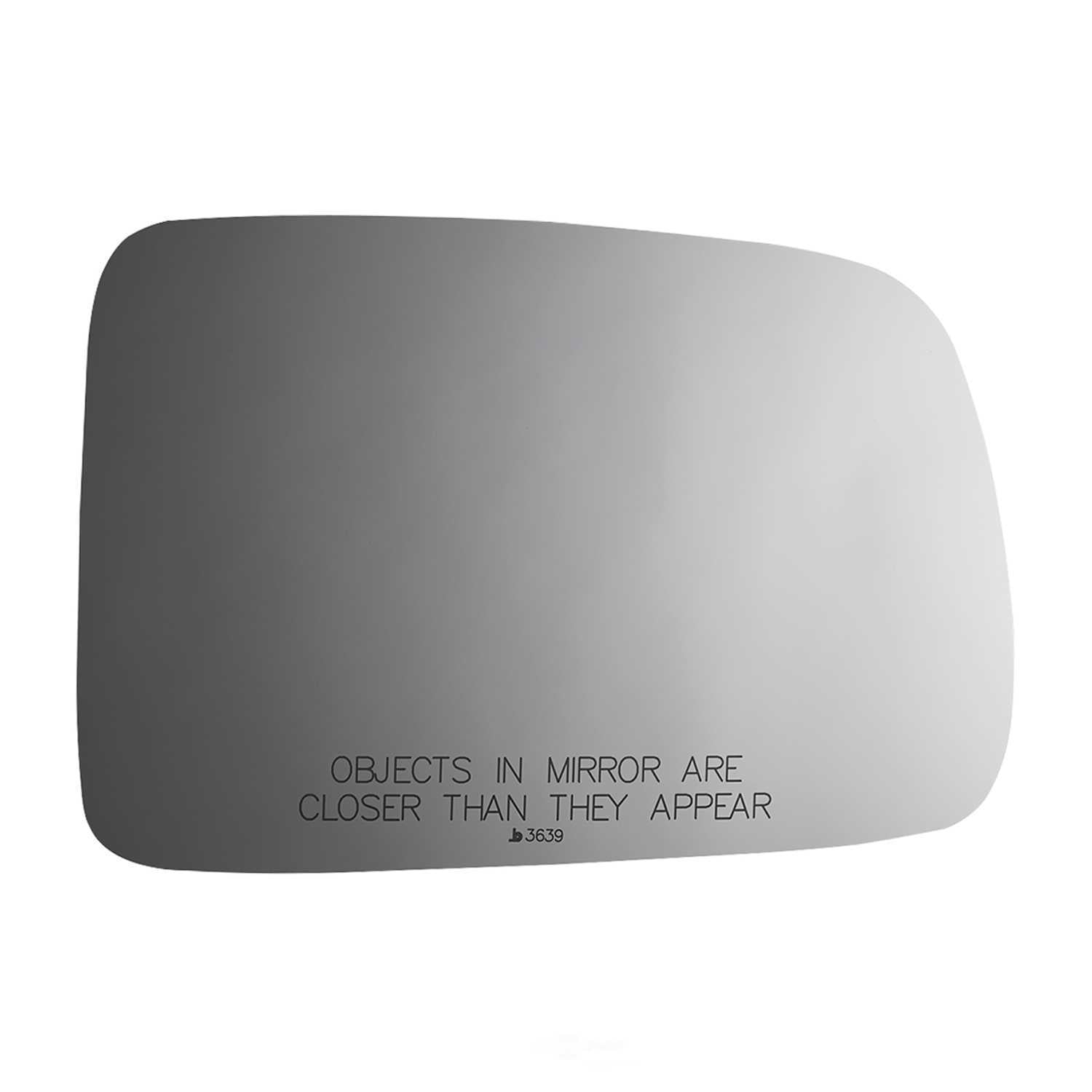 Burco Side View Mirror Replacement Glass - Clear Glass - 3639