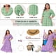 thumbnail image 3 of Vestido largo A línea Boho de media manga con cuello en V para mujeres de tallas grandes Agnes Orinda 1X azul marino, 3 of 8