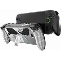 Compatible with ROG Xbox Ally X & ROG Xbox Ally, Soft and Skin Friendly TPU Material, Shock-Absorbing and Anti Drop Protection Shell,with Stand,Clear
