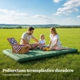 thumbnail image 2 of Abbraccia Colchón inflable de poliuretano, 12cm de grosor, cama de aire doble para camping, esterilla exterior multicolor, 2 of 6