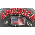 thumbnail image 4 of America USA Vintage Distressed Washed Adjustable Baseball Cap Dad Hat, 4 of 4