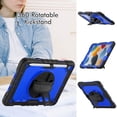 thumbnail image 3 of XYX For iPad 9th/8th/7th Generation 10.2 inch Case, 360 Rotating Shockproof Cover with Stand, Screen Protector, Shoulder Strap, Dark Blue PC, 3 of 7