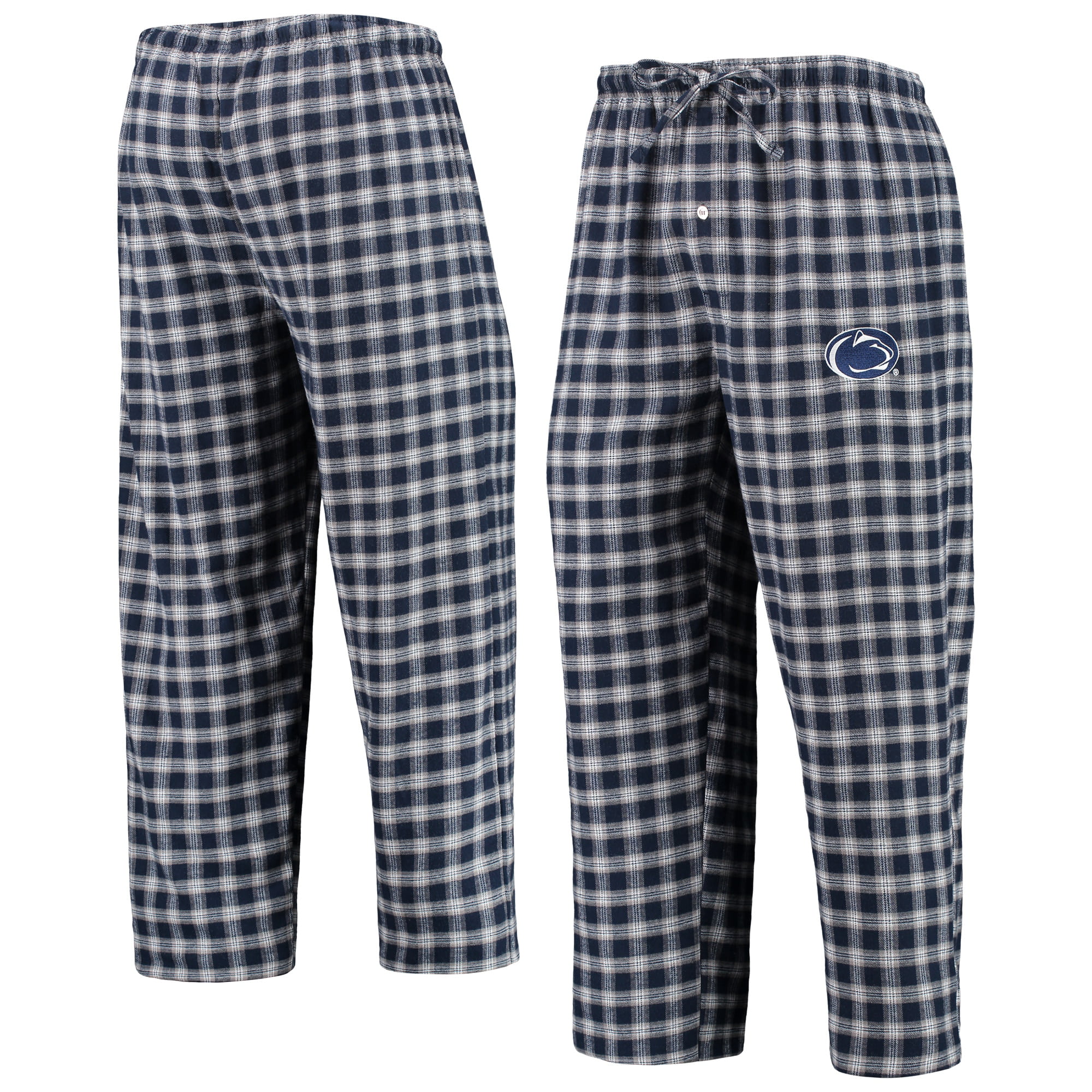 Men's Navy/Gray Penn State Nittany Lions Courtyard Flannel Pants ...