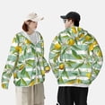 thumbnail image 6 of Sigee Lemon Print UPF50+ Men's Sun Protection Hoodie Shirt SPF UV Shirt Long Sleeve Fishing Outdoor Lightweight, S-3XL, 6 of 9
