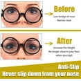 thumbnail image 3 of Eyeglass Nose Pads, Soft Silicone Adhesive Air Chamber Glasses Nose Pads, Casewin 1mm Nose Pads for Plastic Frames, 20 Pairs (Clear), 3 of 6