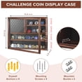 thumbnail image 2 of Expositor de monedas Challenge MOCAS con cierre y puerta acrílica, 2 of 7
