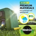 thumbnail image 5 of Miracle-Gro 4-in-1 Garden Stool Multi-Use Garden Scooter Rolling Cart with Storage Bin Padded Kneeler and Tool storage - Gardening Gloves Included, 5 of 8