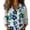 Green, variant on QASIEATN Tops for Women Graphic Tees Casual Button Down V Neck Long Sleeve Shirts Ladies Summer Tops