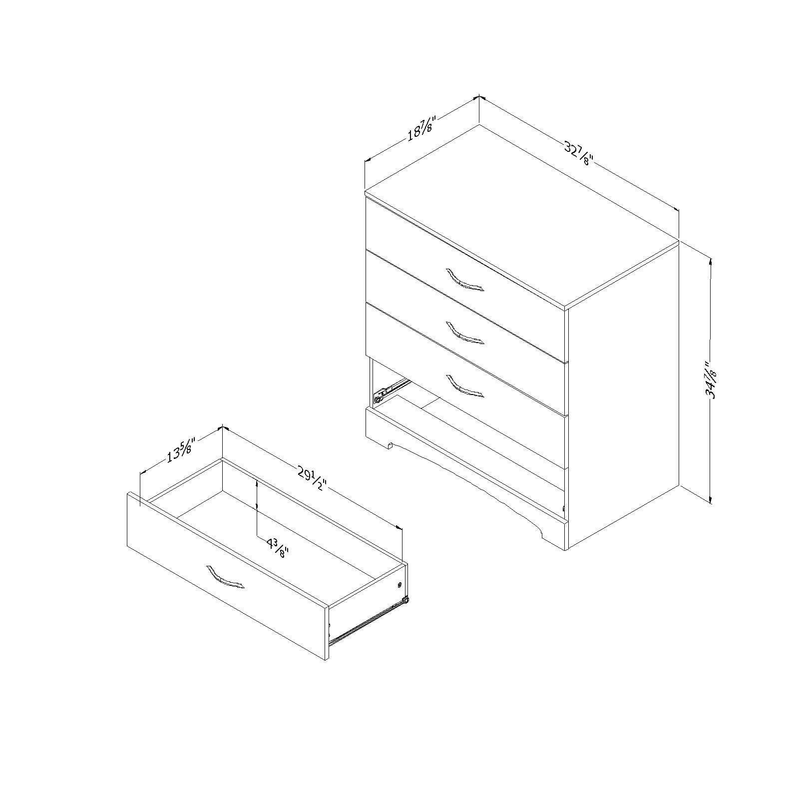 South Shore Soho 4 Drawer Dresser Tiendamia Com