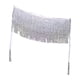thumbnail image 5 of Traje De Borla De Lentejuelas Con Cinturón De Falda De Danza Del Vientre Para Fiesta De Rendimiento Rave White SM SunniMix falda de danza del vientre, 5 of 8