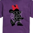 thumbnail image 2 of Mickey & Friends - Minnie Logo Silhouette - Men's Short Sleeve Graphic T-Shirt, 2 of 4