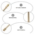 thumbnail image 6 of OUNONA Straight Tire Valve Stem Extension with Brass Adapter for Quick and Easy Tire Inflation, 6 of 8
