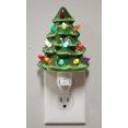 thumbnail image 4 of Lámpara Nocturna Árbol de Navidad de Cerámica Vintage Creative Hobbies, 4 of 6
