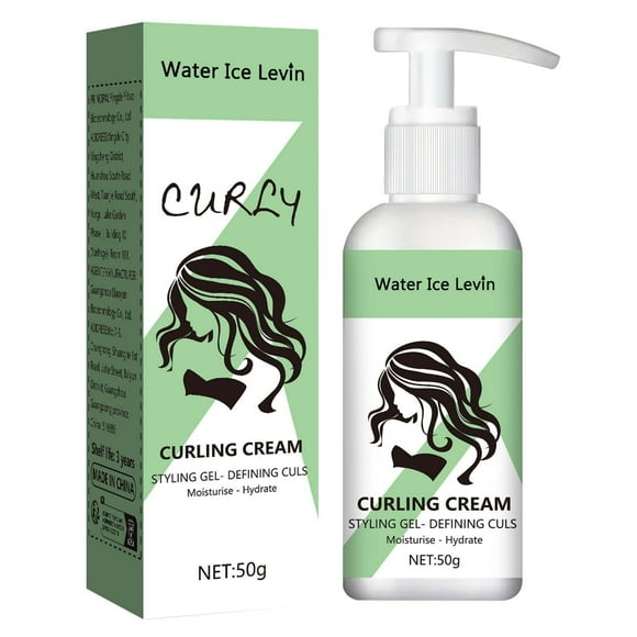 HHBEAUTY Curl Defining Cream, Lightweight Curl Cream for Curly Hair Anti Frizz, Curl Cream for Moisturizing, Smoothing Curl Cream for Curly & Wavy Hair, Conditions and Reduces Frizz