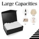 thumbnail image 4 of Set de 4 cajas de regalo BLK&WH magnéticas de color negro mate, 4 of 7