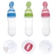thumbnail image 4 of Biberones exprimidores para alimentación de bebé, botellas de pasta de arroz de silicona, suplemento alimenticio de cereales para niños, herramientas de vajilla seguras, 3 uds., 4 of 7