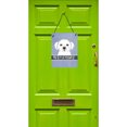 thumbnail image 2 of Caroline's Treasures BB1394DS1216 Maltese Welcome Wall or Door Hanging Prints, Blue, 12x16, multicolor, 2 of 2