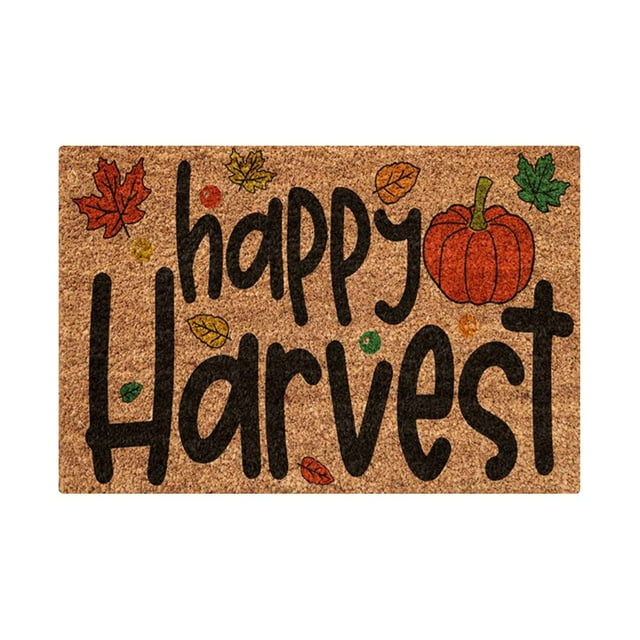 Hot6sl Ofertas Del Día Alfombra de Cocina, Alfombra de Calabaza, Alfombra de Entrada para El Hogar, Alfombra de Entrada, Alfombra para Pies con Manchas para El Baño