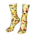 thumbnail image 6 of Cauagu Funny Construction Vehicles Pattern Fun Novelty Crew Socks,Casual Athletic Socks Neutral Socks Cozy Crew Socks Christmas Gift, 6 of 7