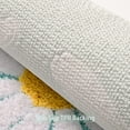 thumbnail image 3 of EVNELE Toilet Rugs U Shaped, Cyan Toilet Mat Cute Daisy Contour Bath Rug, Thick Soft Machine Washable Toilet Carpet, Non Slip Bathroom Floor Mats Super Absorbent Microfiber Bath Rugs, 20"x24", 3 of 6