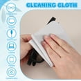 thumbnail image 4 of Glasses Cleaning Cloth 7.9" x 7.9" , Microfiber Eyeglasses Cleaner Cloths Soft Suede Wipe Screen, Light Gray 6 Pcs, 4 of 7