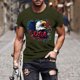 thumbnail image 1 of Tops para hombre, blusas y camisas de manga corta con cuello redondo para hombre, jersey informal de moda con estampado de cuello redondo para hombre, pantalones cortos deportivos para fitness, blusa, 1 of 5